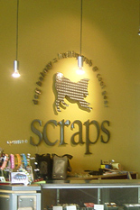 Scraps Dog Bakery display lighting