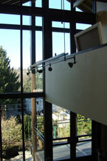Steiner residence slim hanging fixture